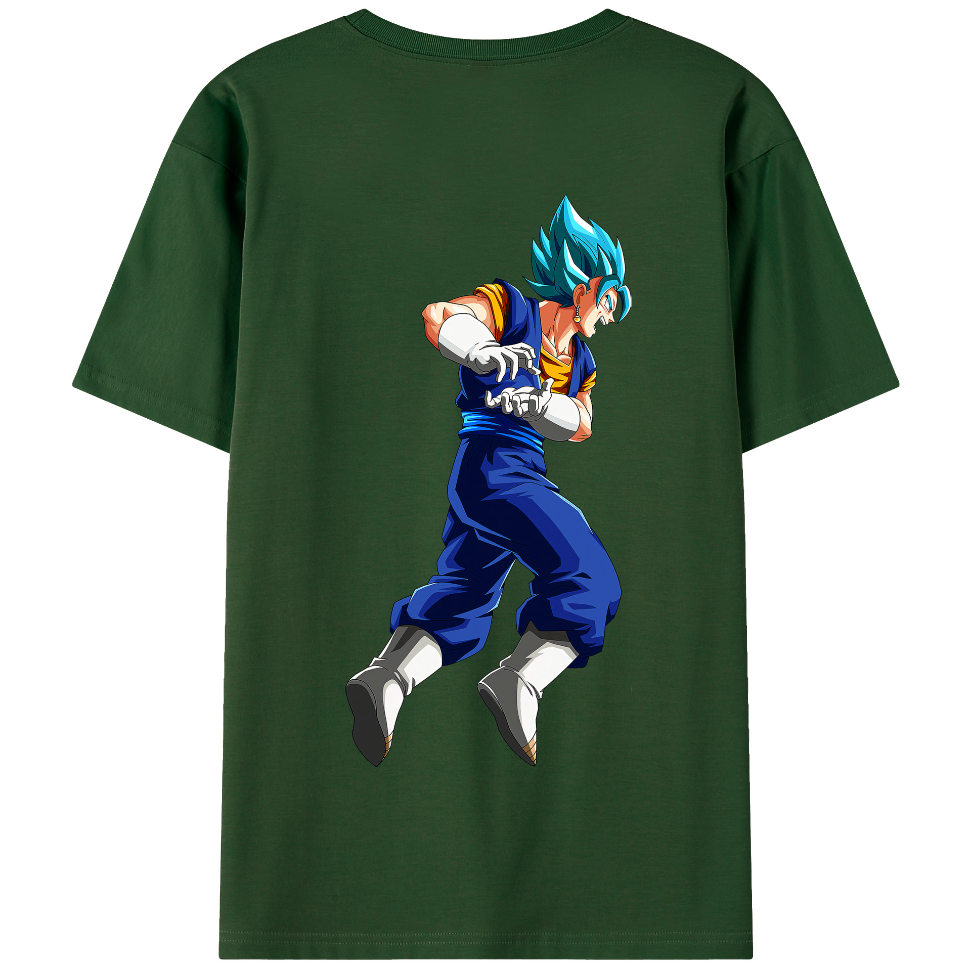（画像用） ドラゴンボール ベジット DRAGON BALL Vegetto 綿100％半袖Tシャツ（背面プリント）